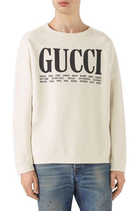 gucci cities sweatshirt